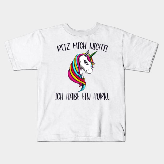 Zickiges Einhorn Frauen Geschenke Kids T-Shirt by Foxxy Merch